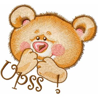 Teddy upss embroidery design - Embroidery Design