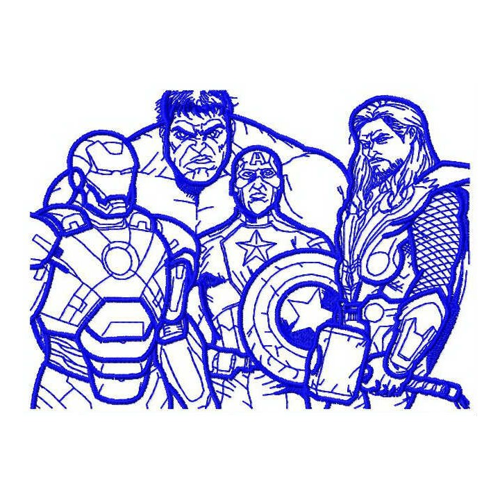 Avengers embroidery design - Embroidery Design