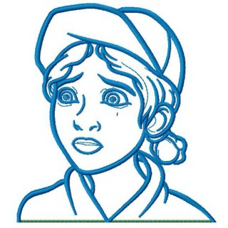 Clementine embroidery design - Embroidery Design