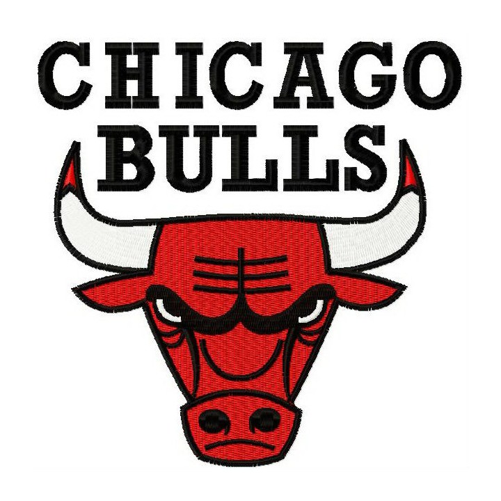 Chicago Bulls logo embroidery design - Embroidery Design