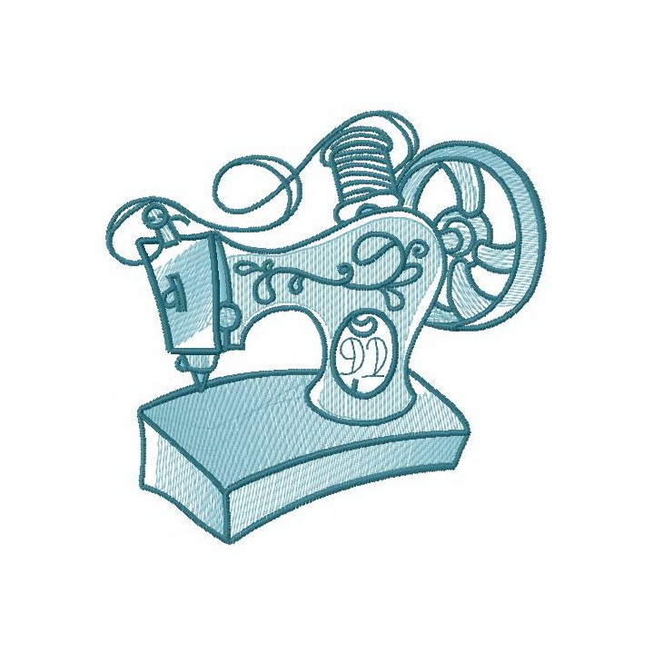 Funny sewing machine embroidery design - Embroidery Design