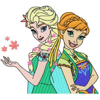 Sping in Arendelle embroidery design - Embroidery Design