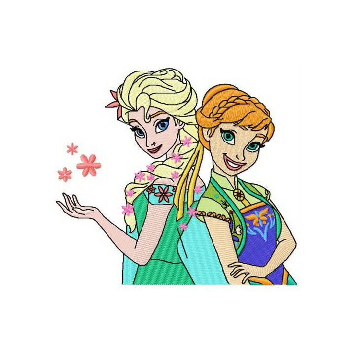 Sping in Arendelle embroidery design - Embroidery Design