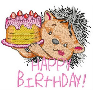 Party Hedgehogs Extravaganza embroidery design - Embroidery Design