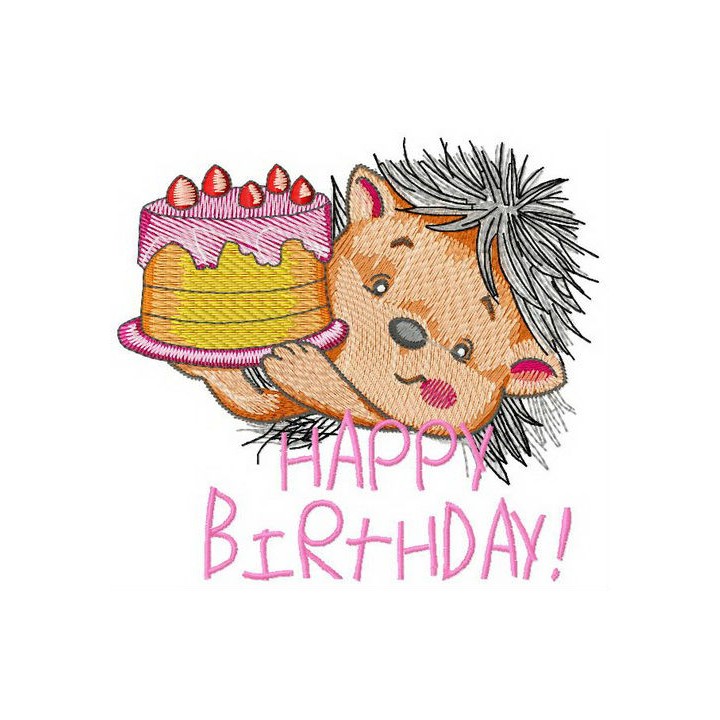 Party Hedgehogs Extravaganza embroidery design - Embroidery Design