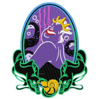 Ursula embroidery design - Embroidery Design