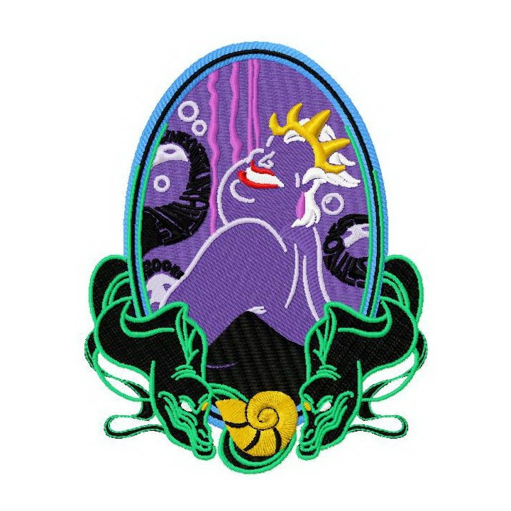 Ursula embroidery design - Embroidery Design