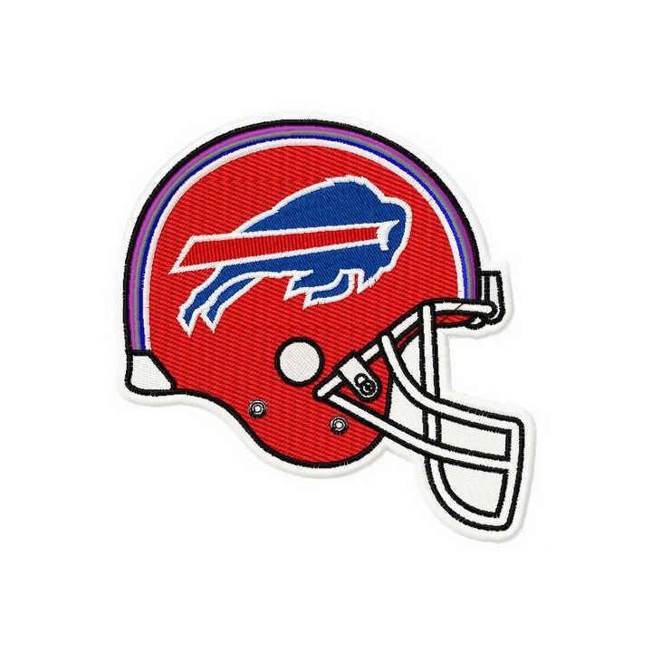 Buffalo Bills helmet embroidery design - Embroidery Design