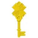 Golden key 5 embroidery design showcasing a detailed stitching pattern, ideal for decorative projects.