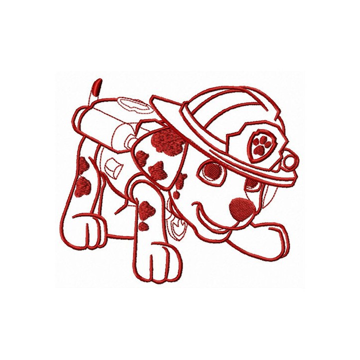 Marshall wants to play embroidery design - Embroidery Design