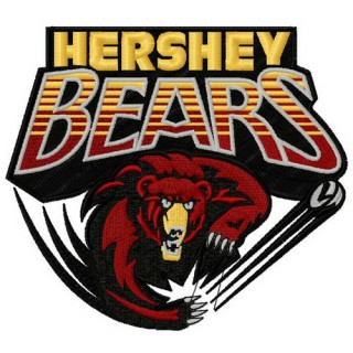 Hershey Bears logo 2 embroidery design - Embroidery Design