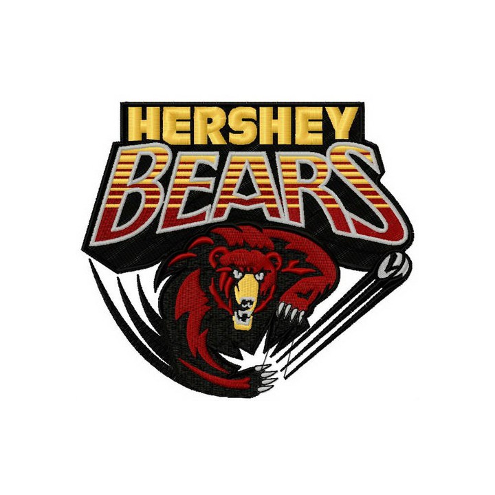 Hershey Bears logo 2 embroidery design - Embroidery Design