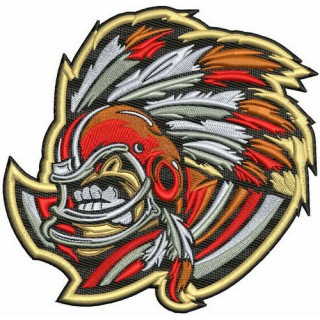 American football player 3 embroidery design - Embroidery Design