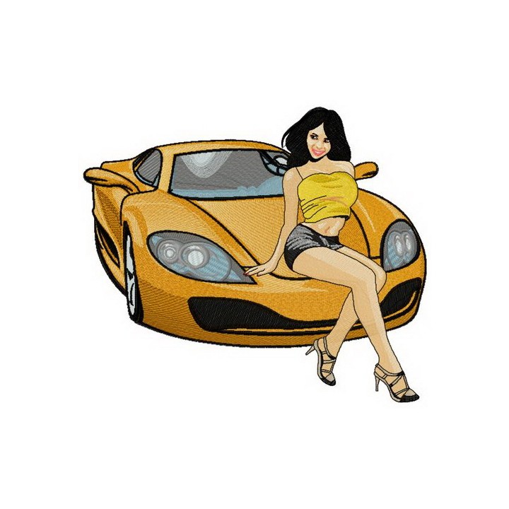 Chronicles of a Racing Diva embroidery design - Embroidery Design