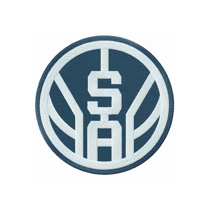 San Antonio Spurs logo embroidery design - Embroidery Design