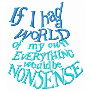 World of my own embroidery design - Embroidery Design