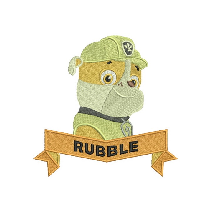 Rubble 3 embroidery design - Embroidery Design