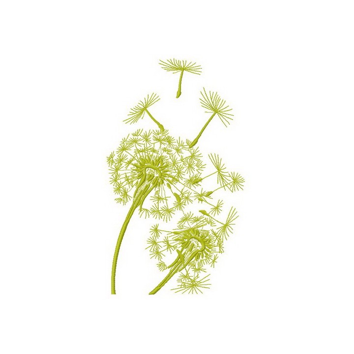 Dandelion 2 embroidery design - Embroidery Design