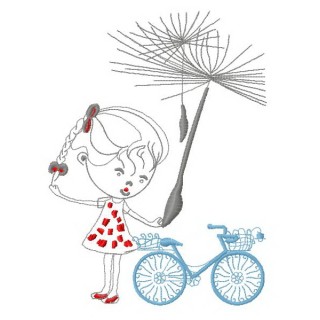 Girlish dreams 2 embroidery design - Embroidery Design