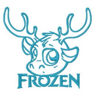 Sven chibi 5 embroidery design - Embroidery Design