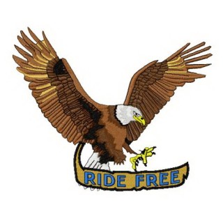 Ride free 2 embroidery design - Embroidery Design