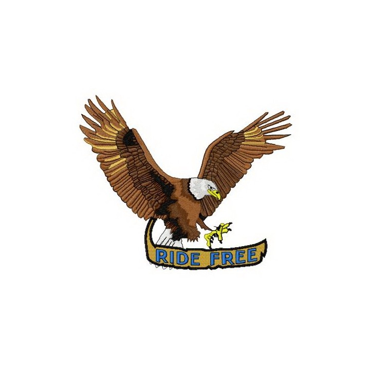 Ride free 2 embroidery design - Embroidery Design