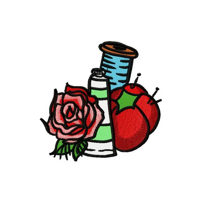 Preview of Sewing Kit 4 embroidery design featuring a collection of creative patterns for various crafts.