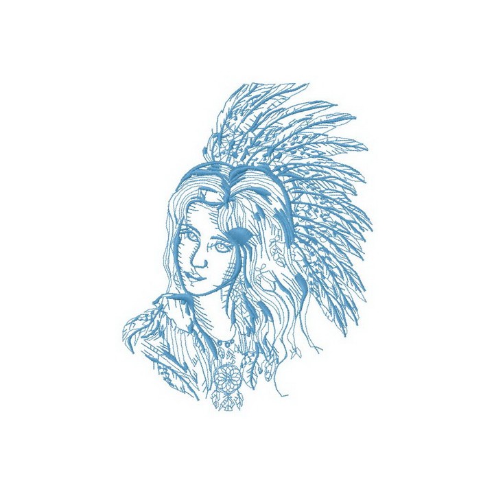 Indian fashion 2 embroidery design - Embroidery Design