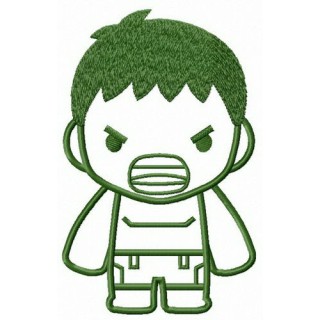 Young Hulk embroidery design - Embroidery Design