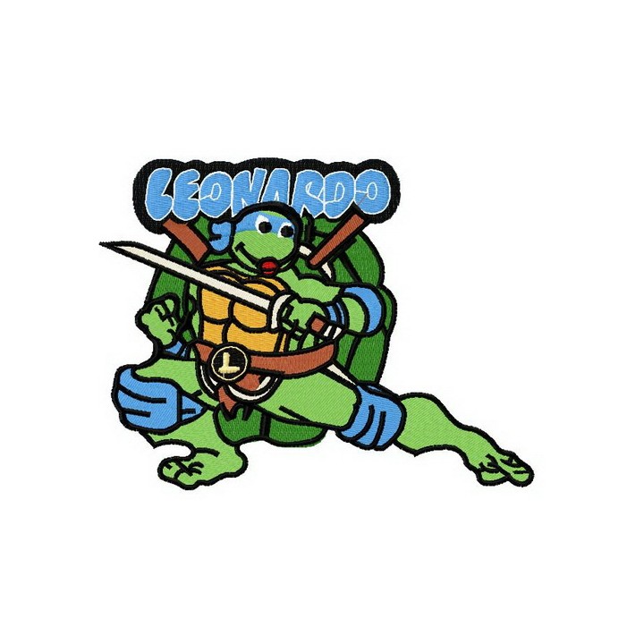 Leonardo 4 embroidery design - Embroidery Design
