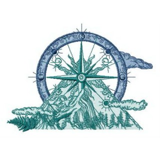 Traveler's club embroidery design - Embroidery Design