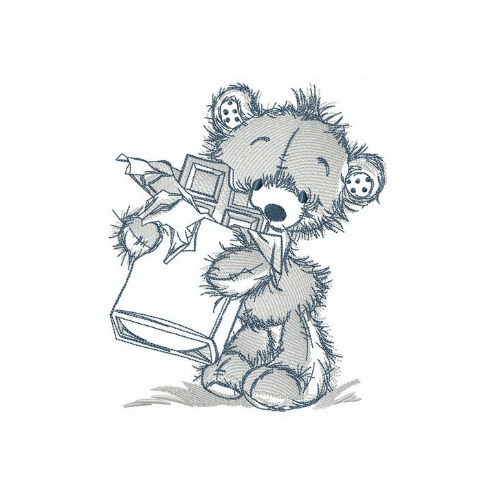 Sweet tooth embroidery design - Embroidery Design