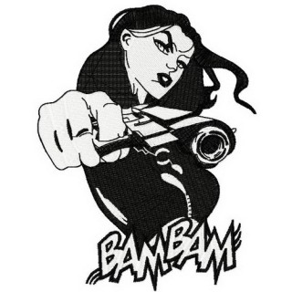 BamBam embroidery design - Embroidery Design