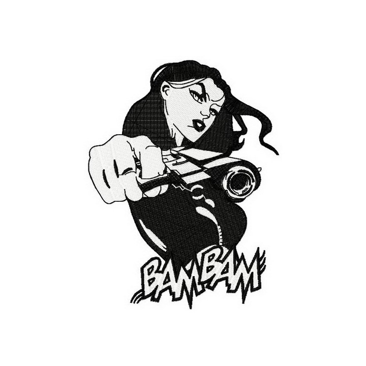 BamBam embroidery design - Embroidery Design