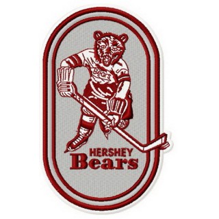 Hershey bears logo embroidery design - Embroidery Design