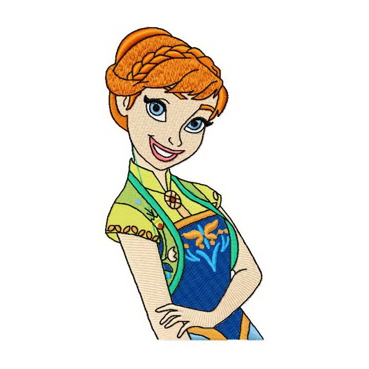 Summer with Anna embroidery design - Embroidery Design