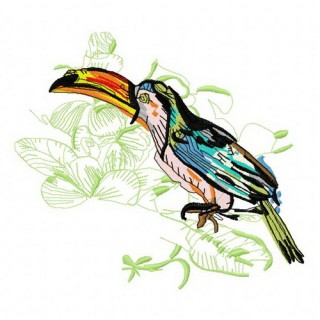Toucan 2 embroidery design - Embroidery Design