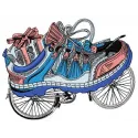 Snickers 2 embroidery design featuring colorful floral motifs, ideal for spring-themed stitching projects.