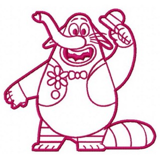 Bing Bong 4 embroidery design - Embroidery Design