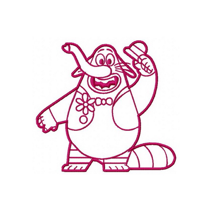 Bing Bong 4 embroidery design - Embroidery Design