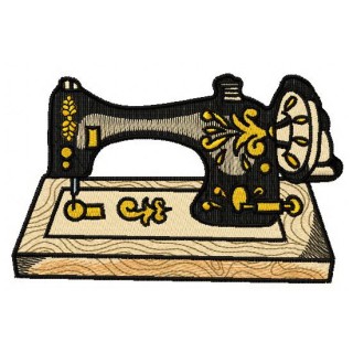 Old sewing machine 4 embroidery design - Embroidery Design