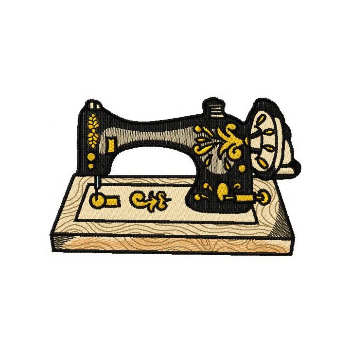 Old sewing machine 4 embroidery design - Embroidery Design