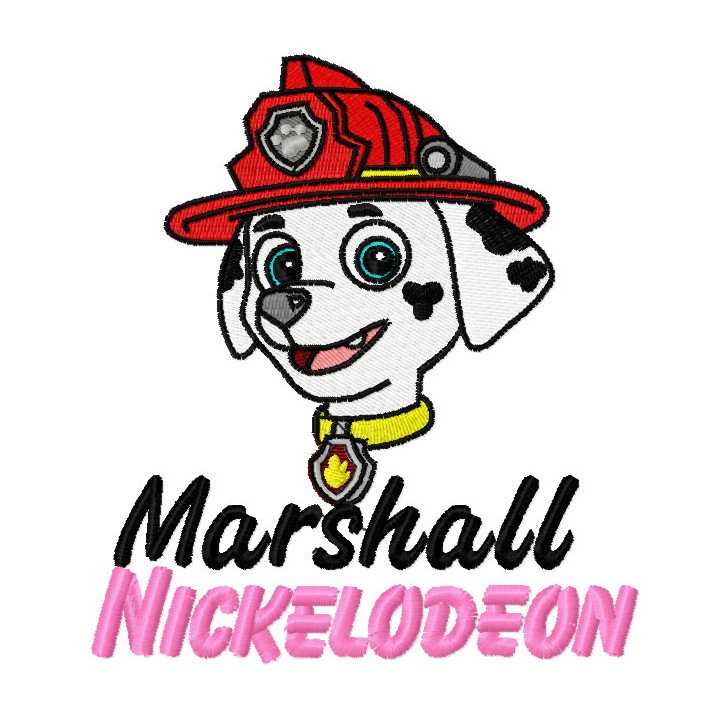 Marshall 2 embroidery design - Embroidery Design