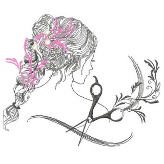 Any hairstyles here 2 embroidery design - Embroidery Design
