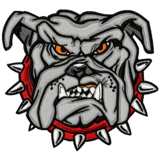 Bulldog 3 embroidery design - Embroidery Design