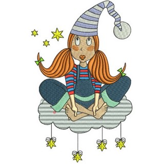 I can't sleep 2 embroidery design - Embroidery Design