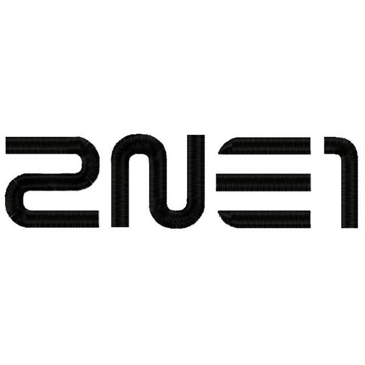 2NE1 logo embroidery design - Embroidery Design