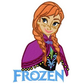 Anna Frozen 6 embroidery design - Embroidery Design