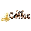 Coffee 6 embroidery design featuring a whimsical coffee cup motif, perfect for adding charm to t-shirts or tote bags.