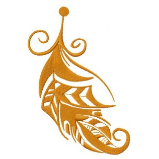 Feather 23 embroidery design - Embroidery Design